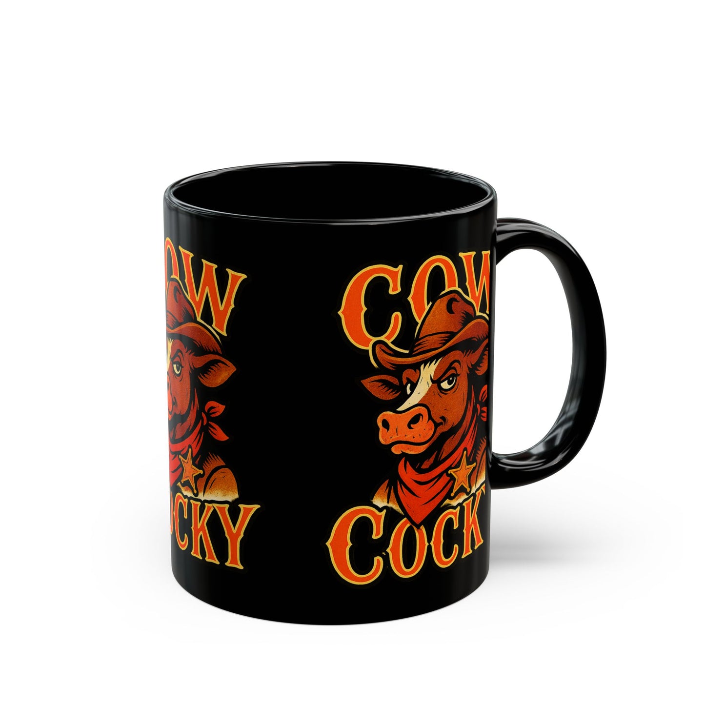 Cow Cocky Cowboy Mug - Retro Au Go Go