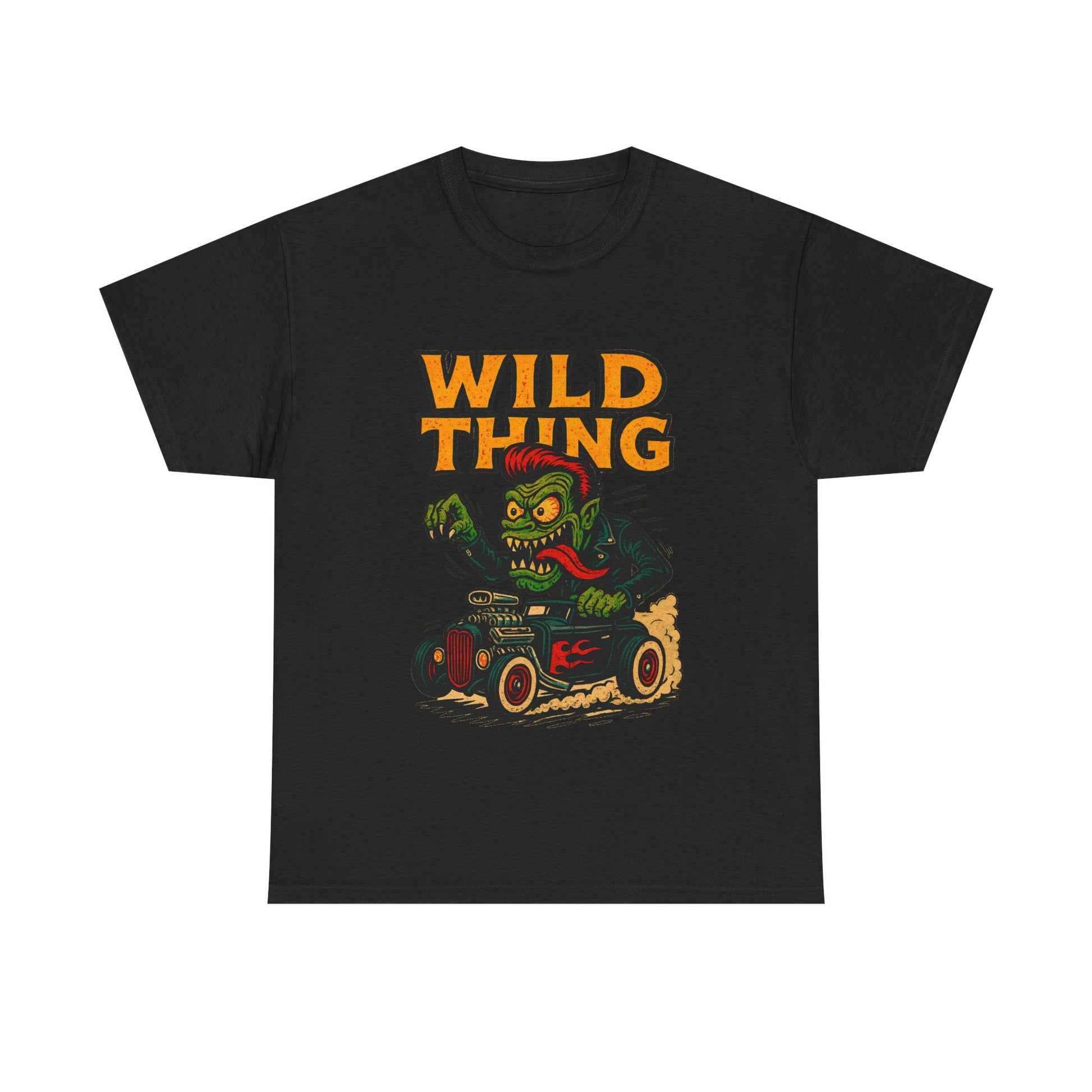 Wild Thing – Hot Rod Hellraiser T-Shirt - Retro Au Go Go