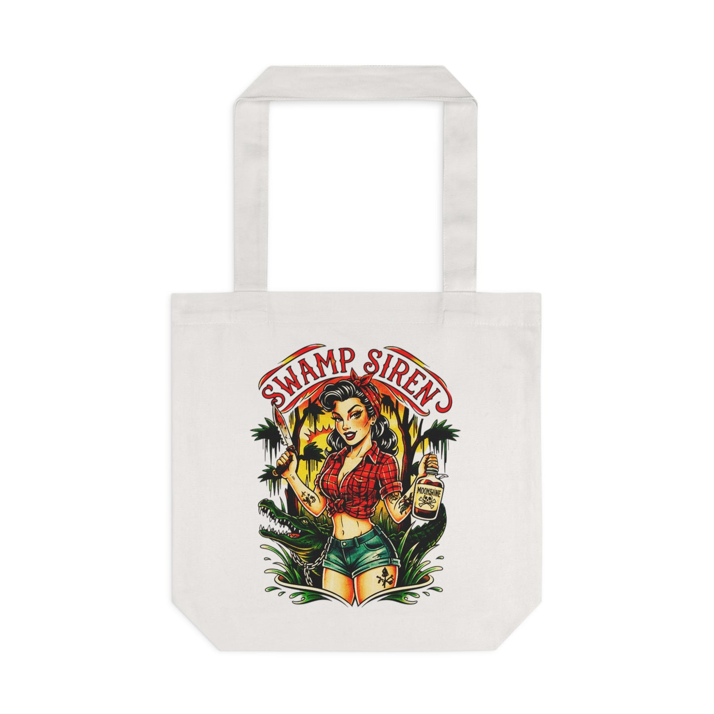 Swamp Siren Tote Bag - Retro Au Go Go