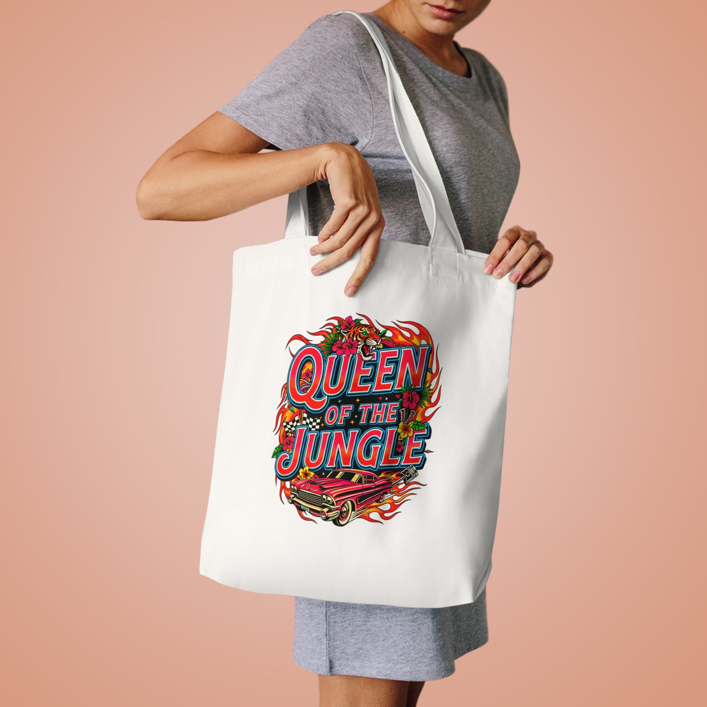 Queen Of The Jungle Tote Bag - Retro Au Go Go