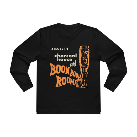 Boom Boom Room Long Sleeve T-Shirt - Retro Au Go Go