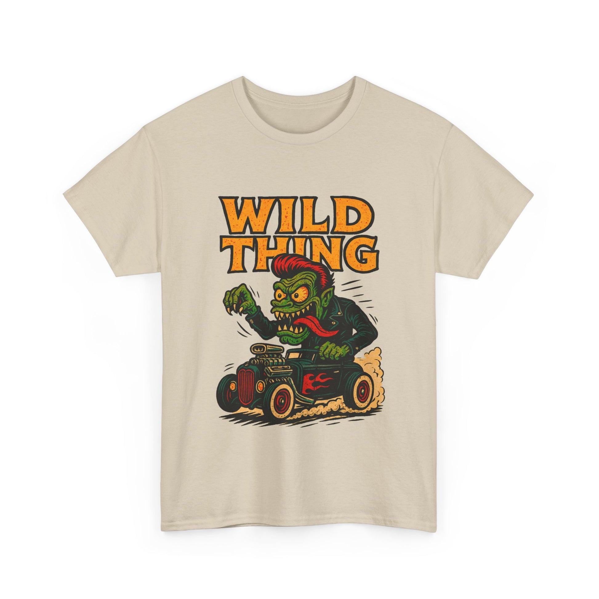 Wild Thing – Hot Rod Hellraiser T-Shirt - Retro Au Go Go