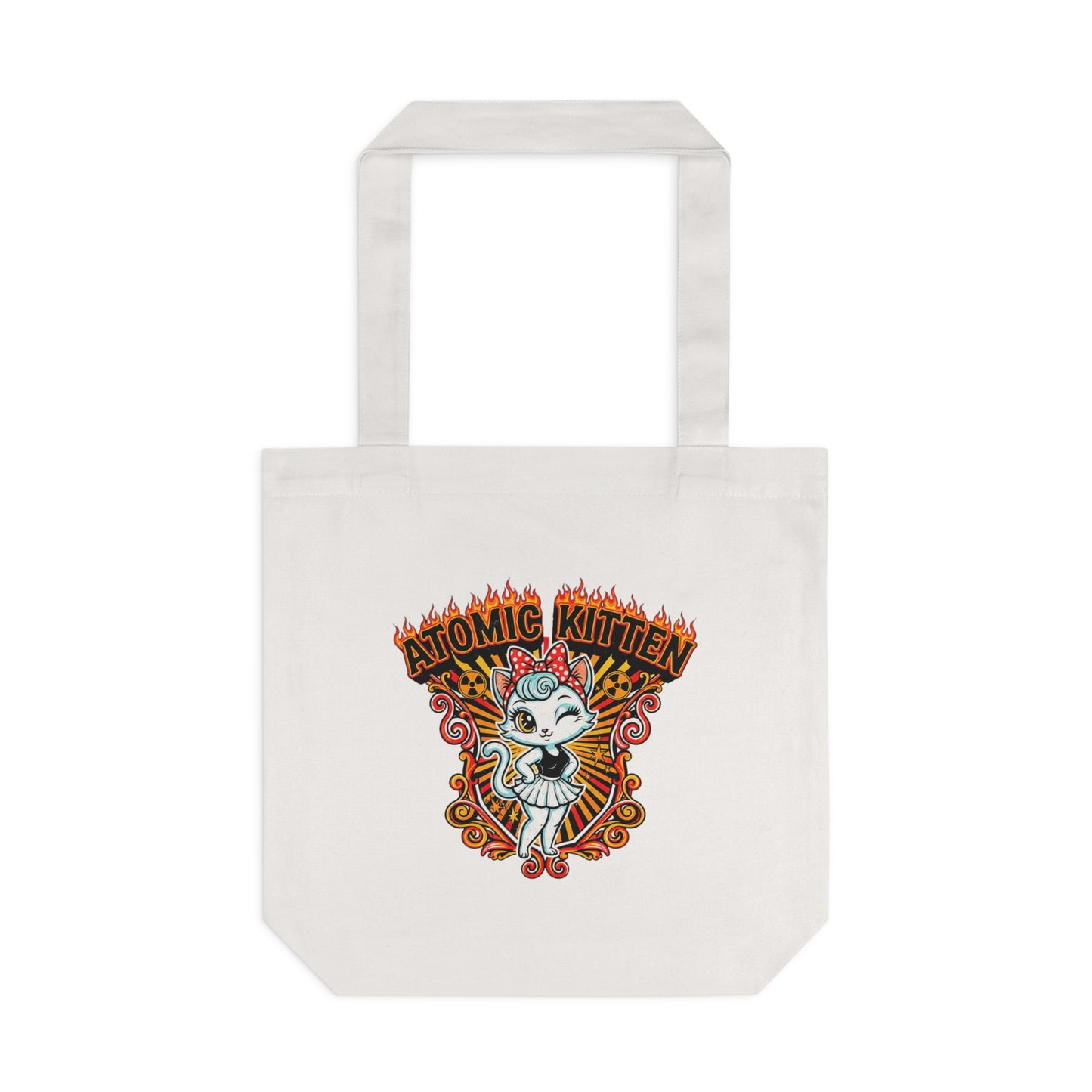 Atomic Kitten Tote Bag - Retro Au Go Go