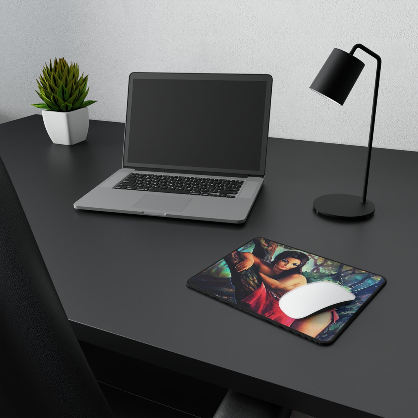Woodland Goddess Mouse Pad - Retro Au Go Go