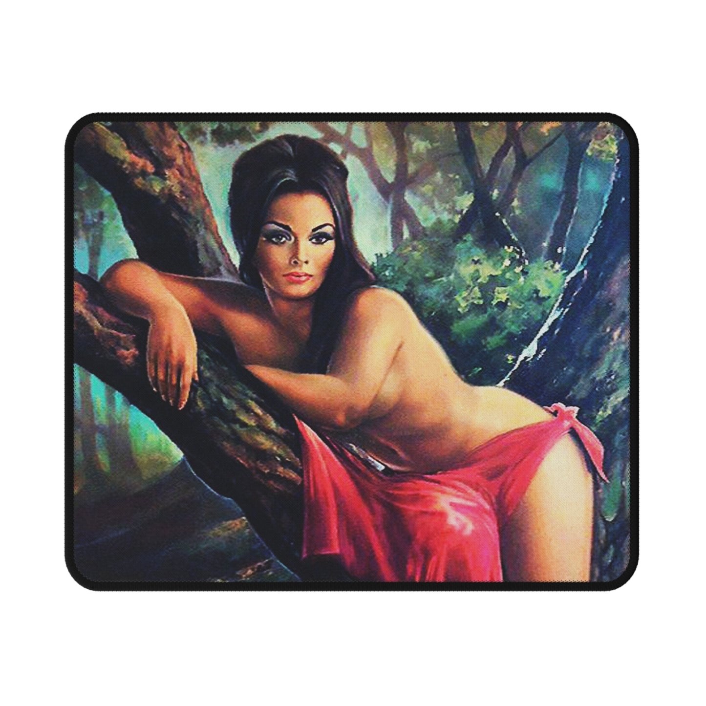 Woodland Goddess Mouse Pad - Retro Au Go Go