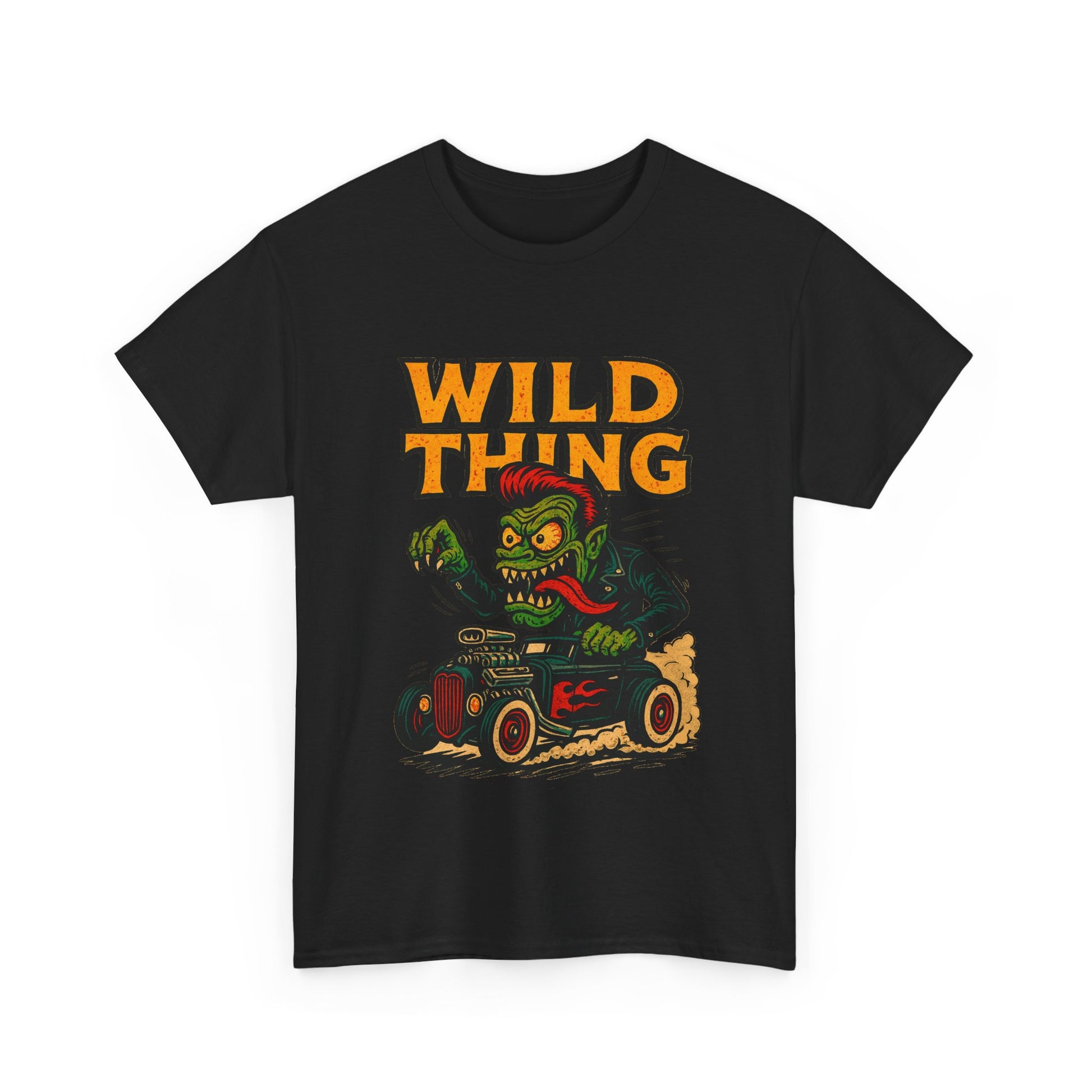 Wild Thing – Hot Rod Hellraiser T-Shirt - Retro Au Go Go