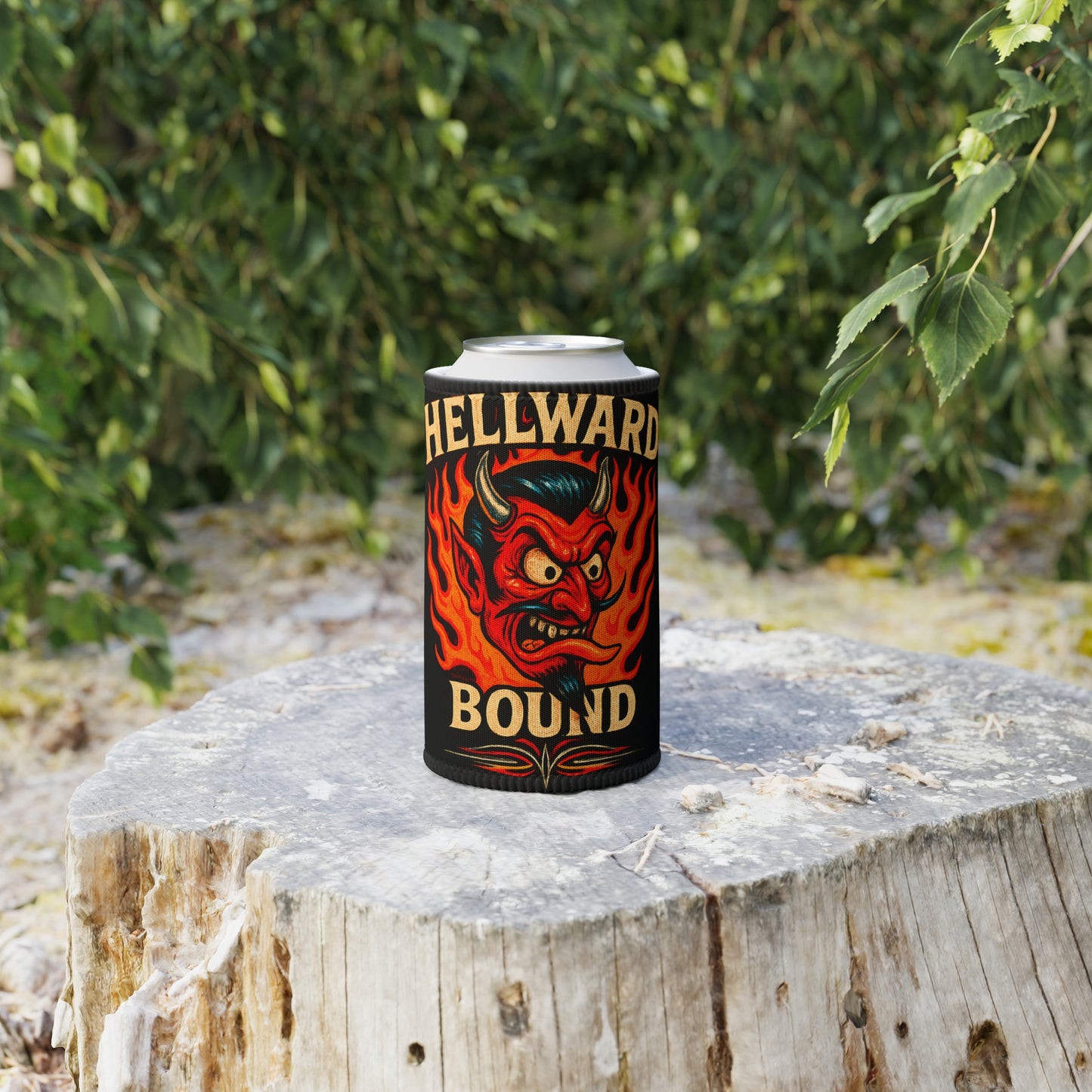 Hellward Bound Stubby Cooler - Retro Au Go Go