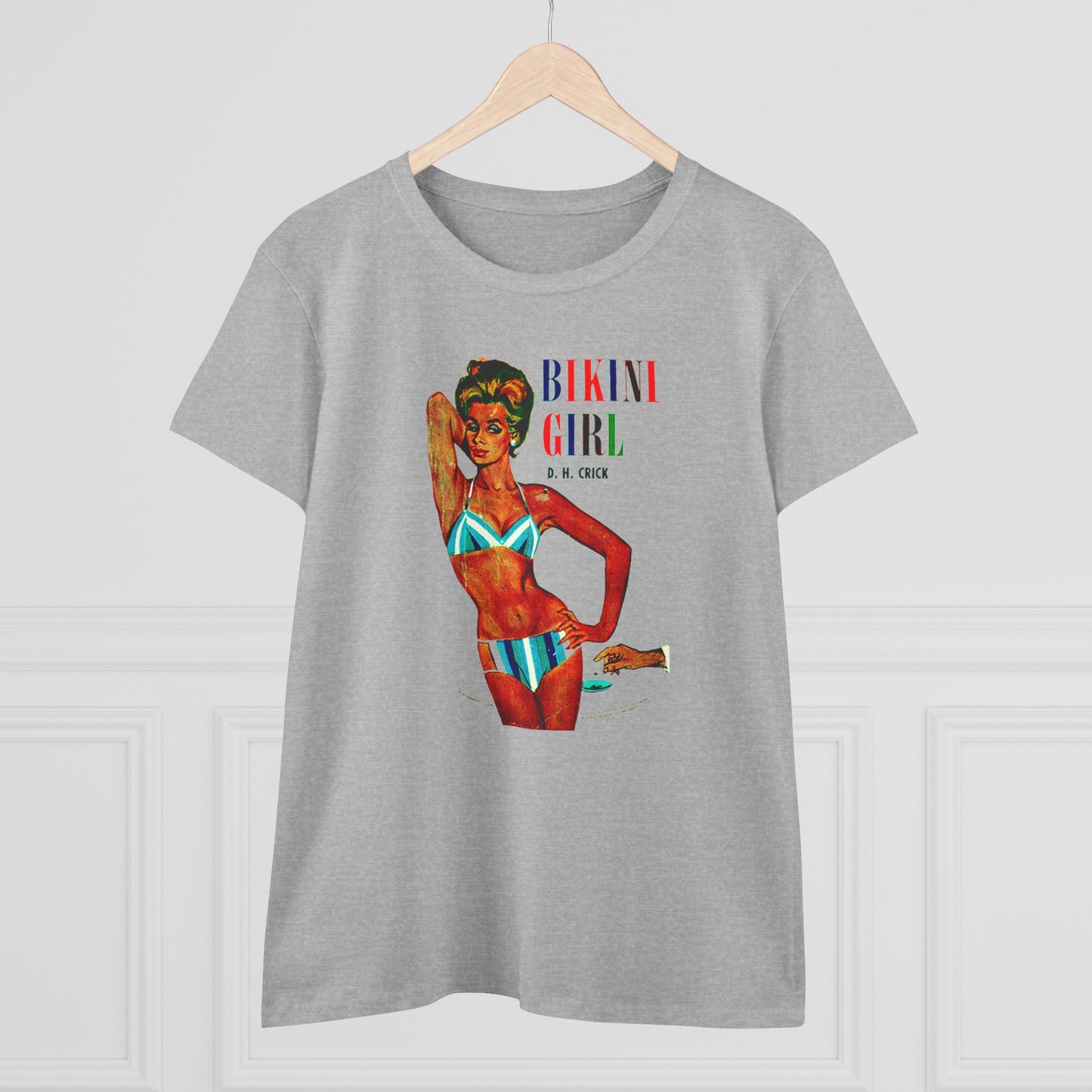 60s Bikini Girl Womens T-shirt