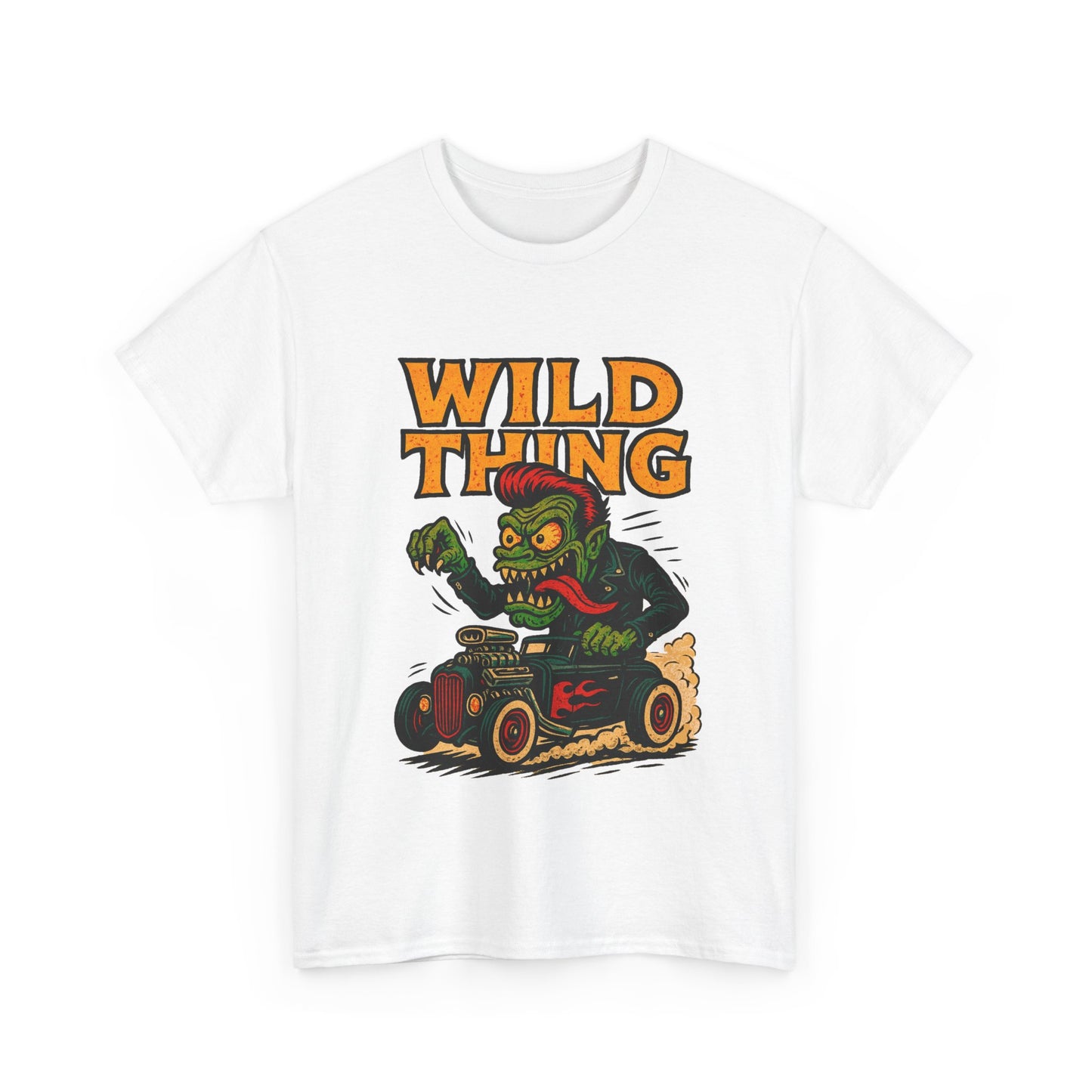 Wild Thing – Hot Rod Hellraiser T-Shirt - Retro Au Go Go