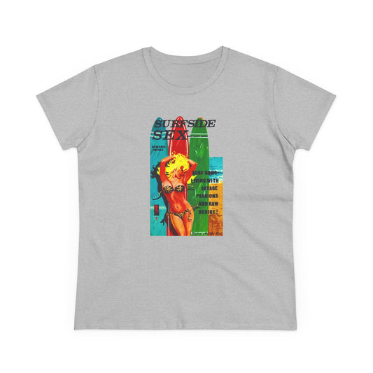 Surf Side Sex Womens T-shirt - Retro Au Go Go