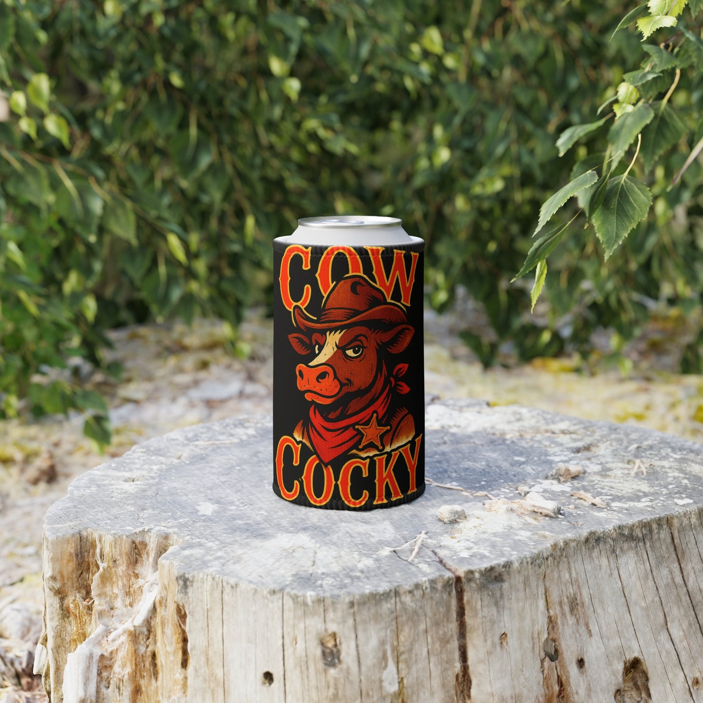 Cow Cocky Stubby Cooler - Retro Au Go Go