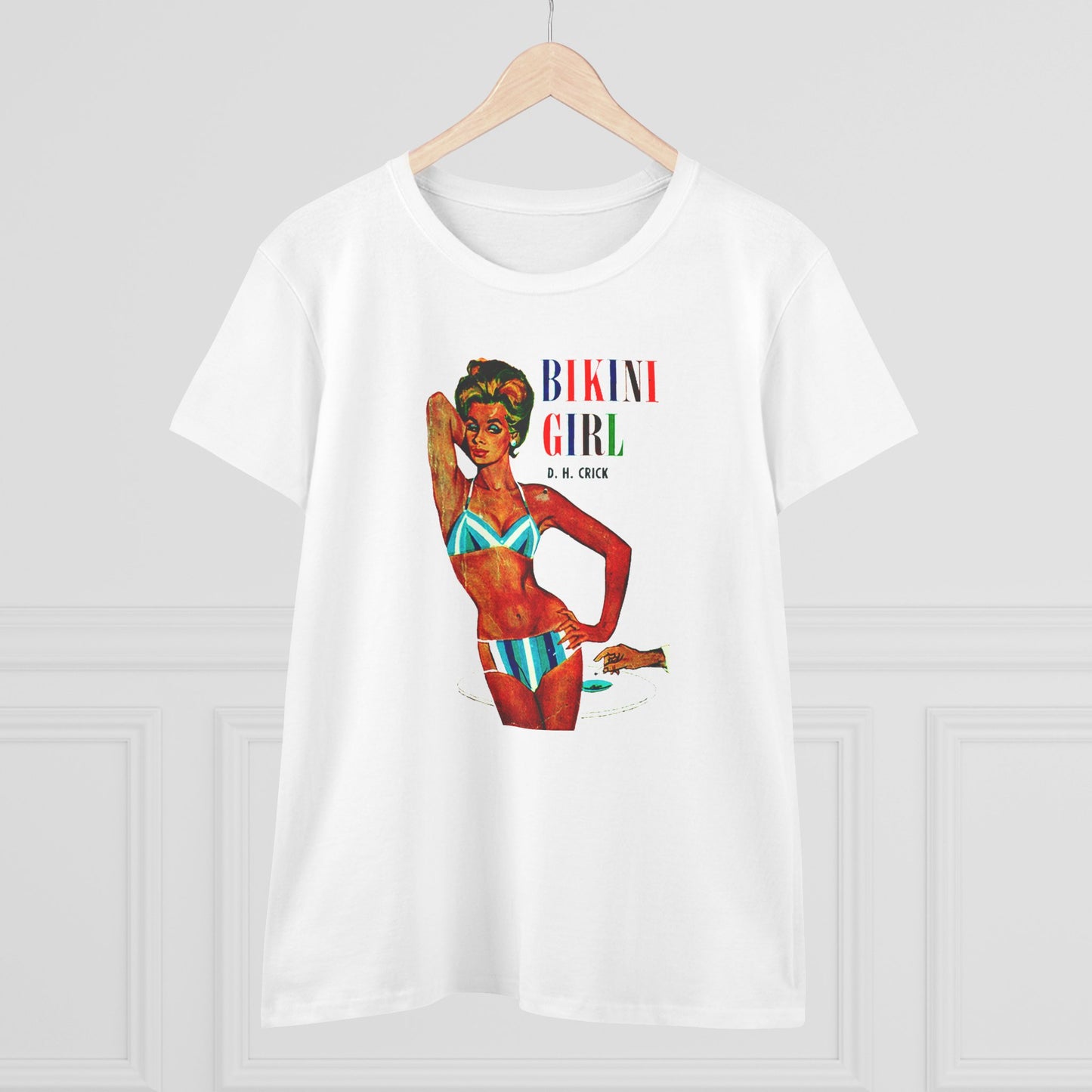 60s Bikini Girl Womens T-shirt