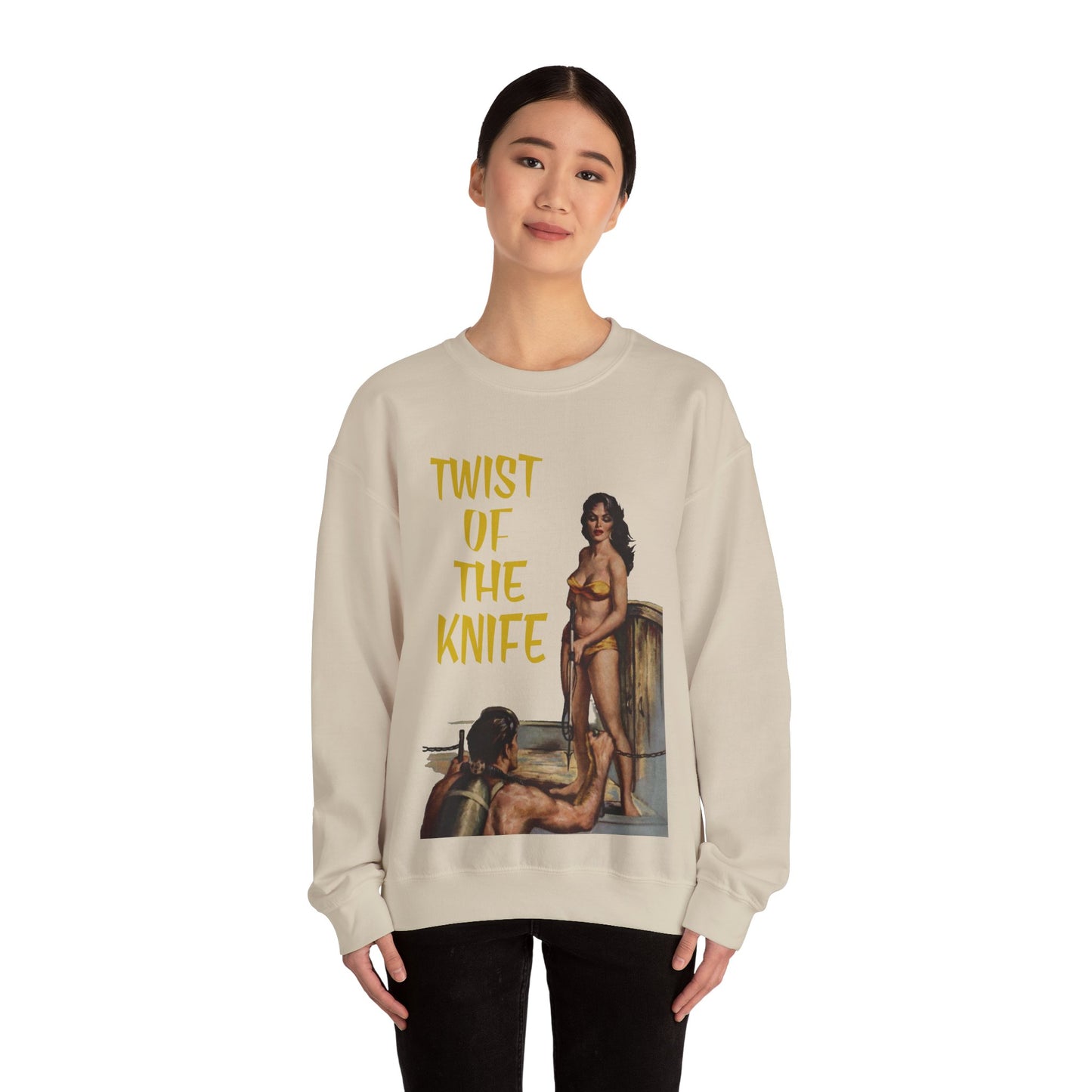 Twist Of The Knife Sweatshirt - Retro Au Go Go