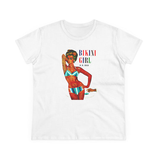 60s Bikini Girl Womens T-shirt