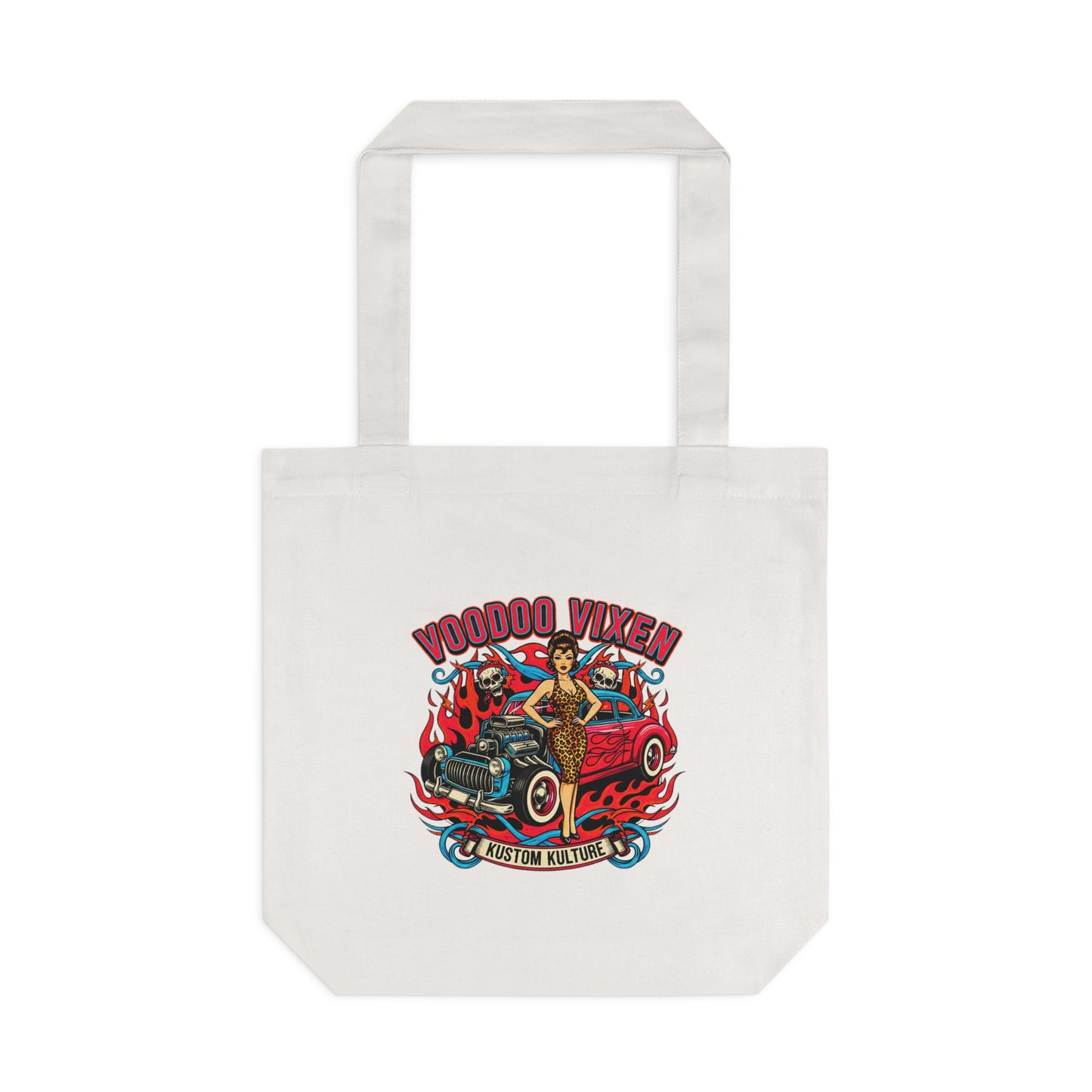 Voodoo Vixen Tote Bag - Retro Au Go Go