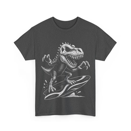 T - Rex Surfing T-shirt - Retro Au Go Go