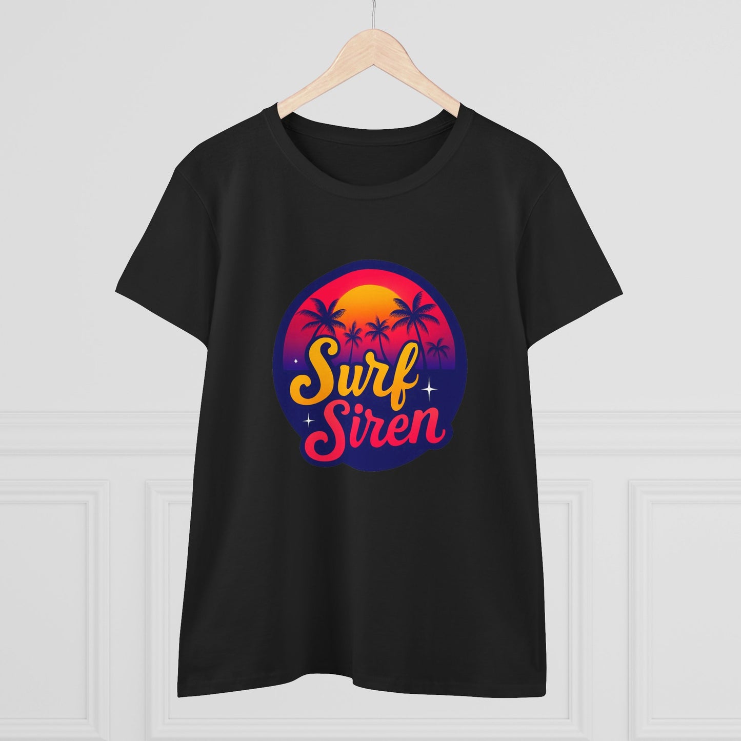 Surf Siren Womens T-shirt - Retro Au Go Go