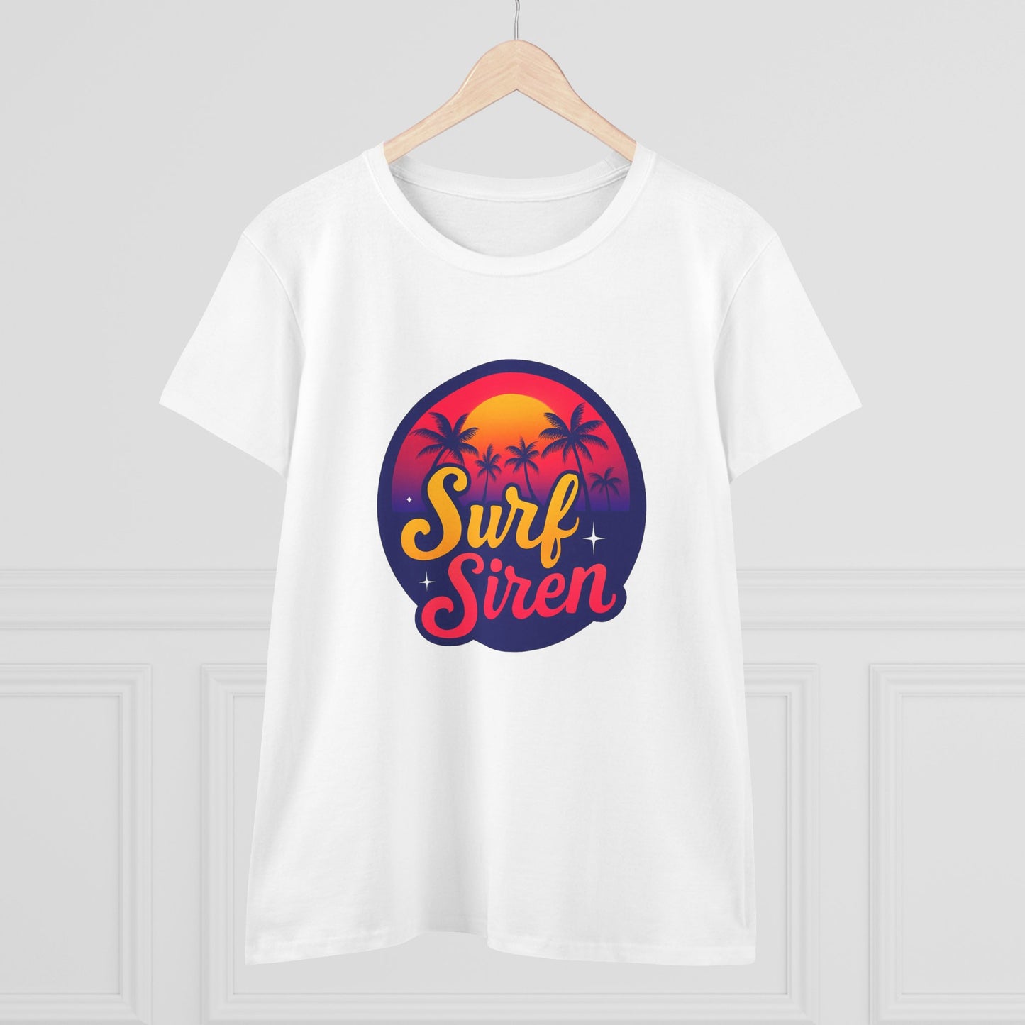 Surf Siren Womens T-shirt - Retro Au Go Go