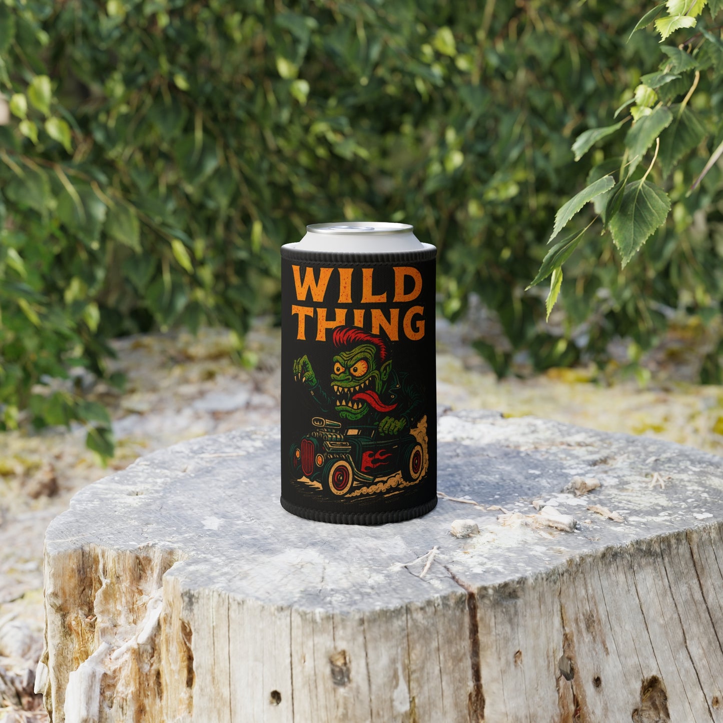 Wild Thing Rodder Stubby Cooler - Retro Au Go Go