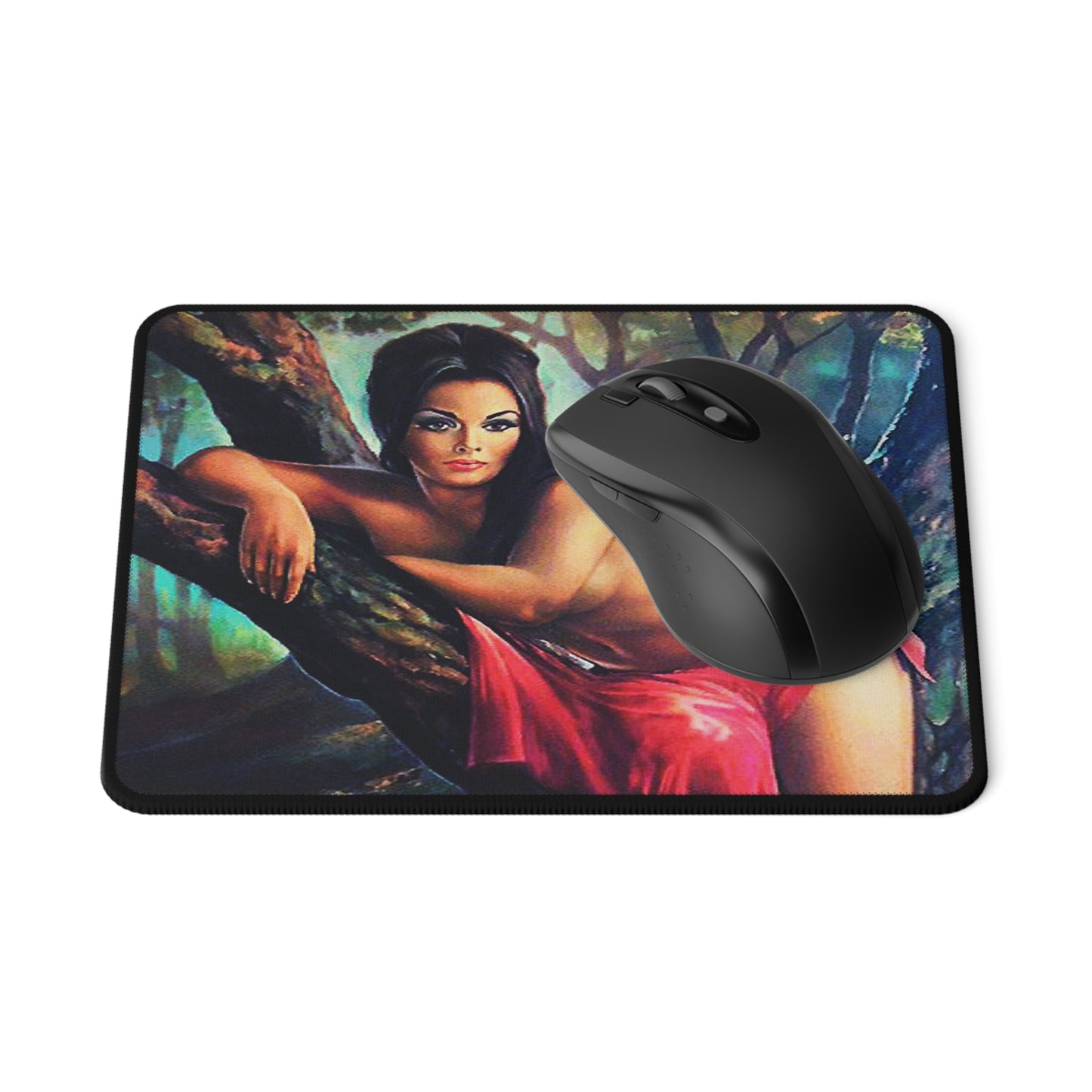 Woodland Goddess Mouse Pad - Retro Au Go Go