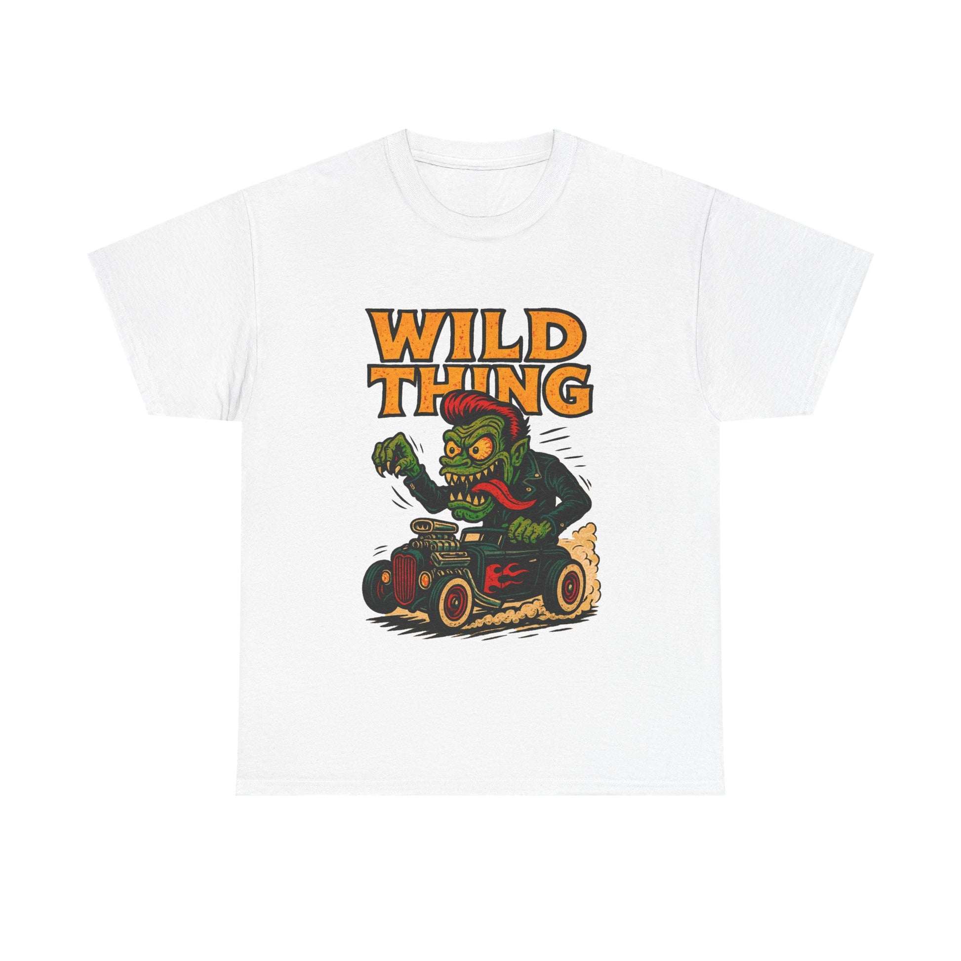 Wild Thing – Hot Rod Hellraiser T-Shirt - Retro Au Go Go