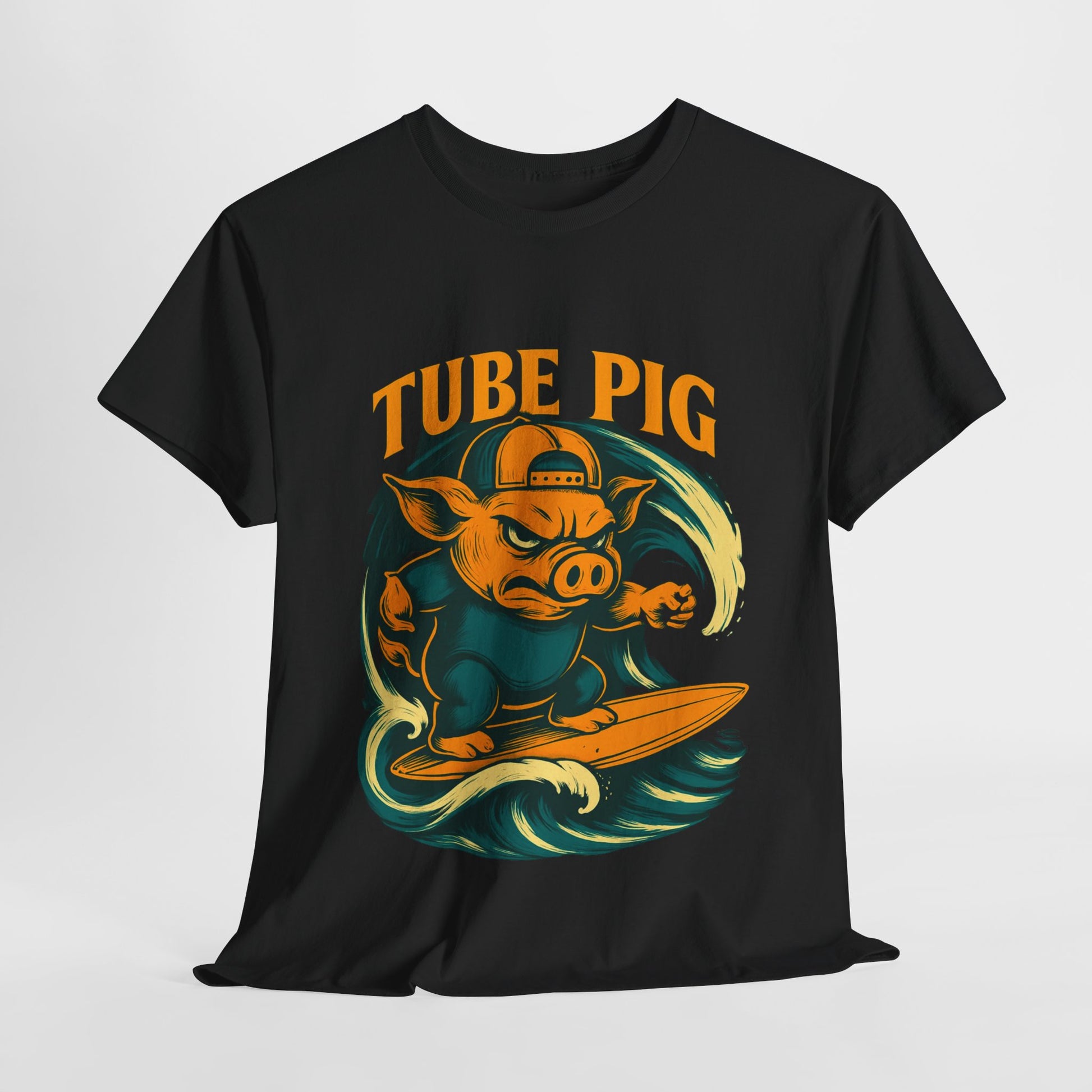 Tube Pig T-shirt - Retro Au Go Go