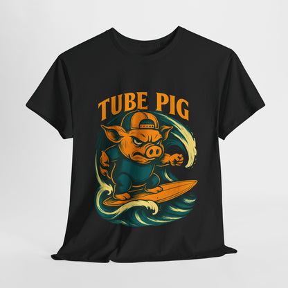 Tube Pig T-shirt - Retro Au Go Go