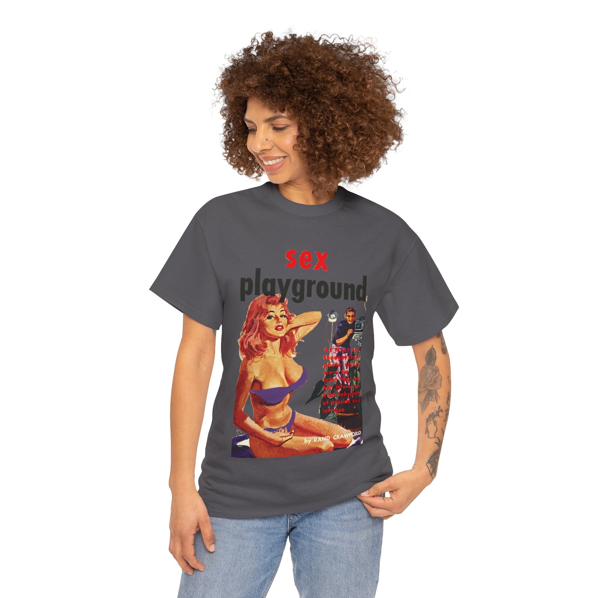 Sex Playground T-shirt - Retro Au Go Go