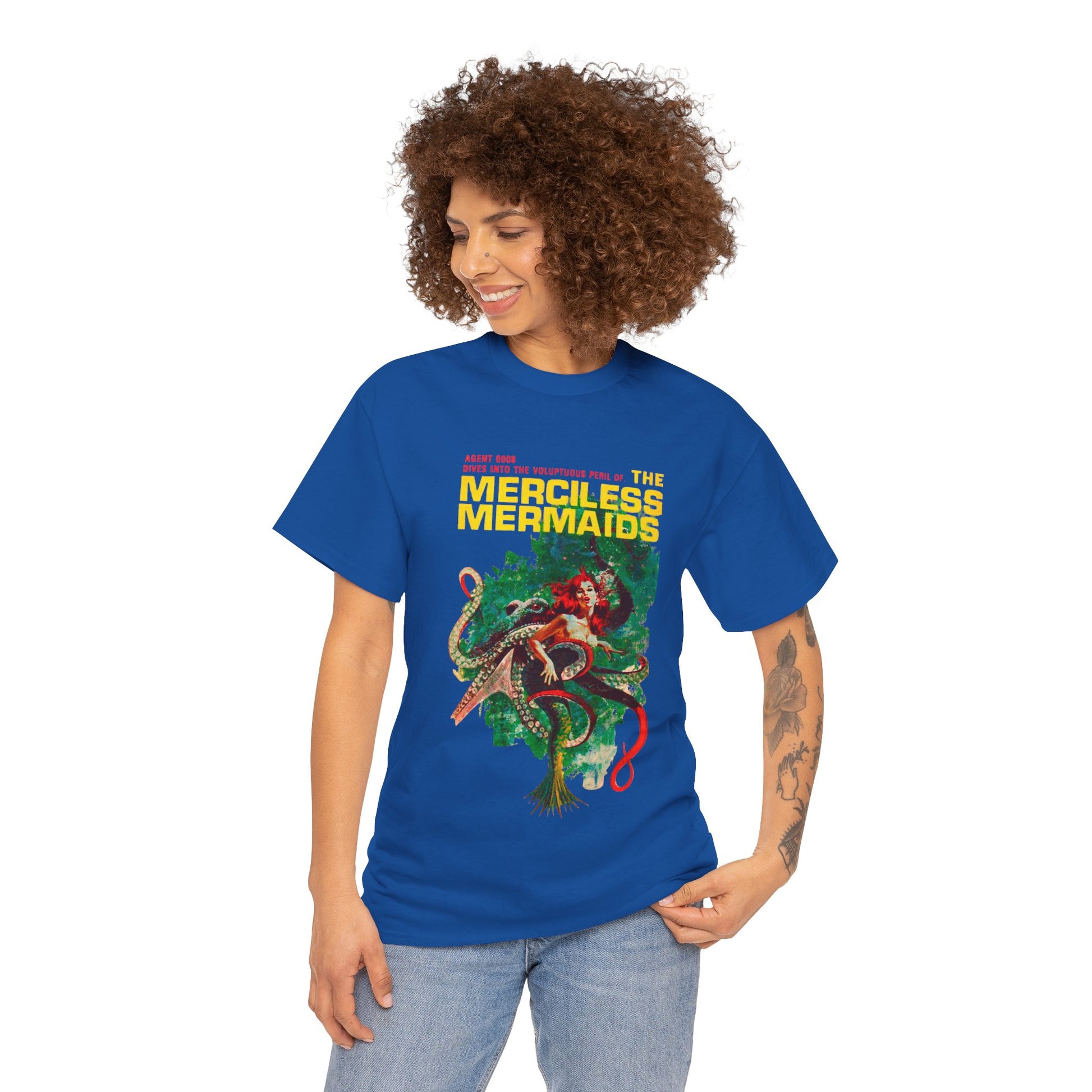 Merciless Mermaids T-shirt - Retro Au Go Go