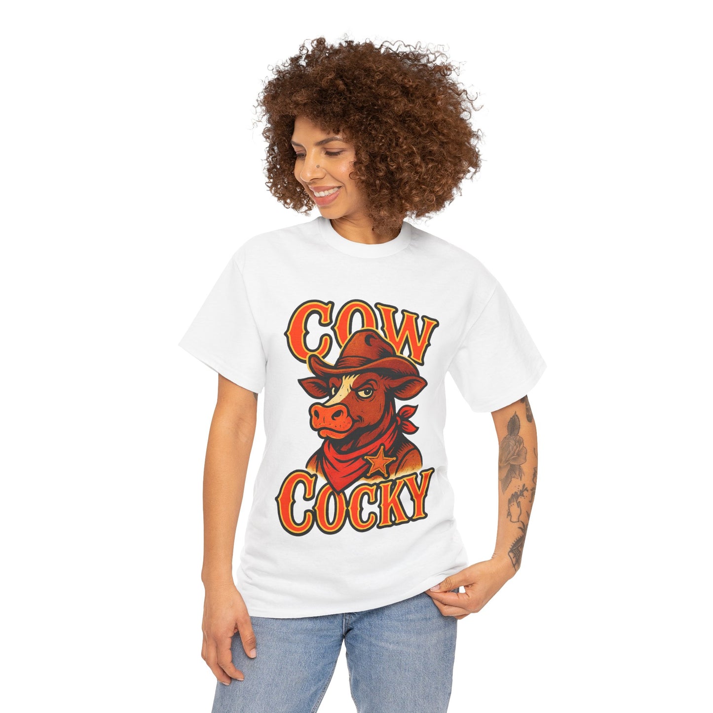 Cow Cocky T-Shirt - Retro Au Go Go