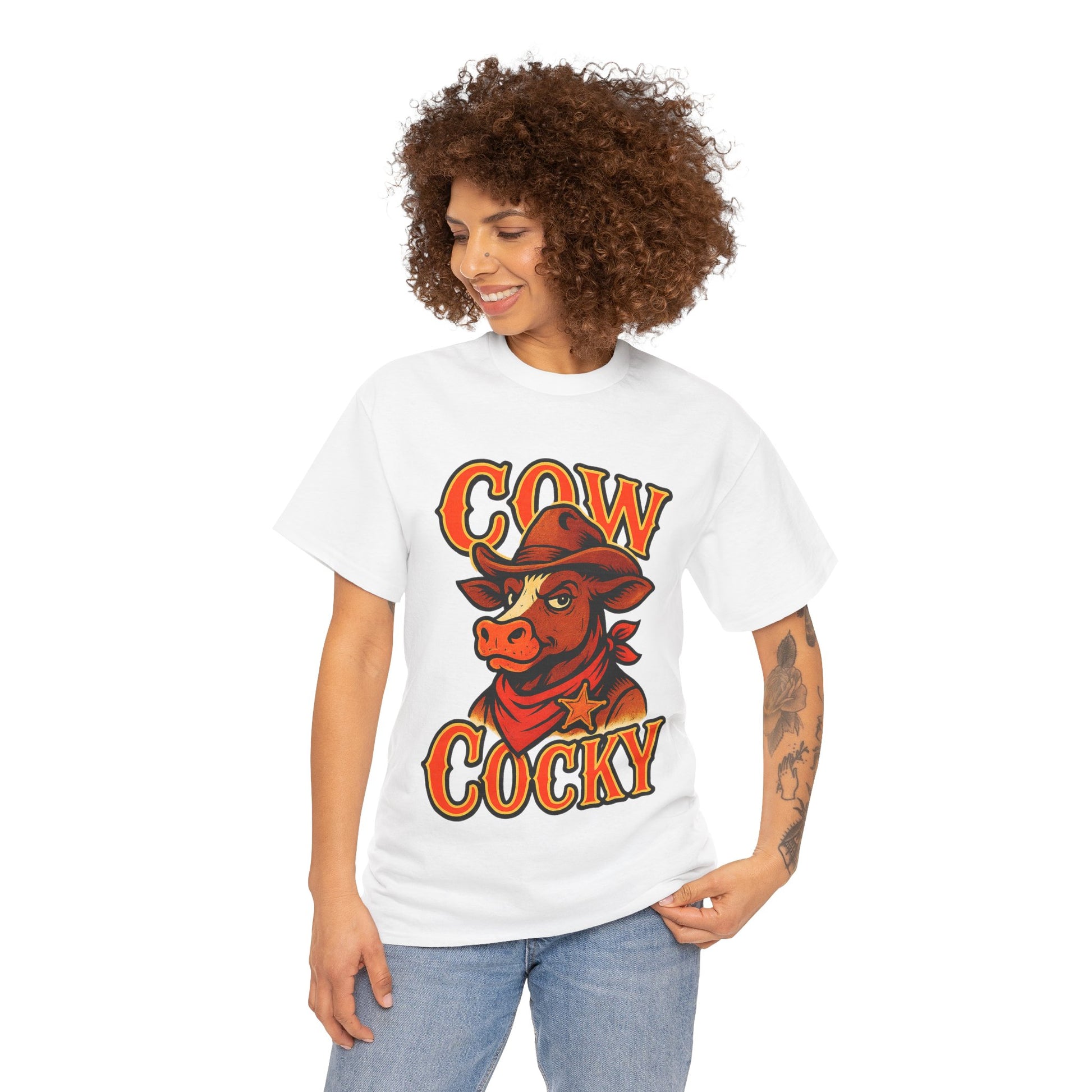 Cow Cocky T-Shirt - Retro Au Go Go