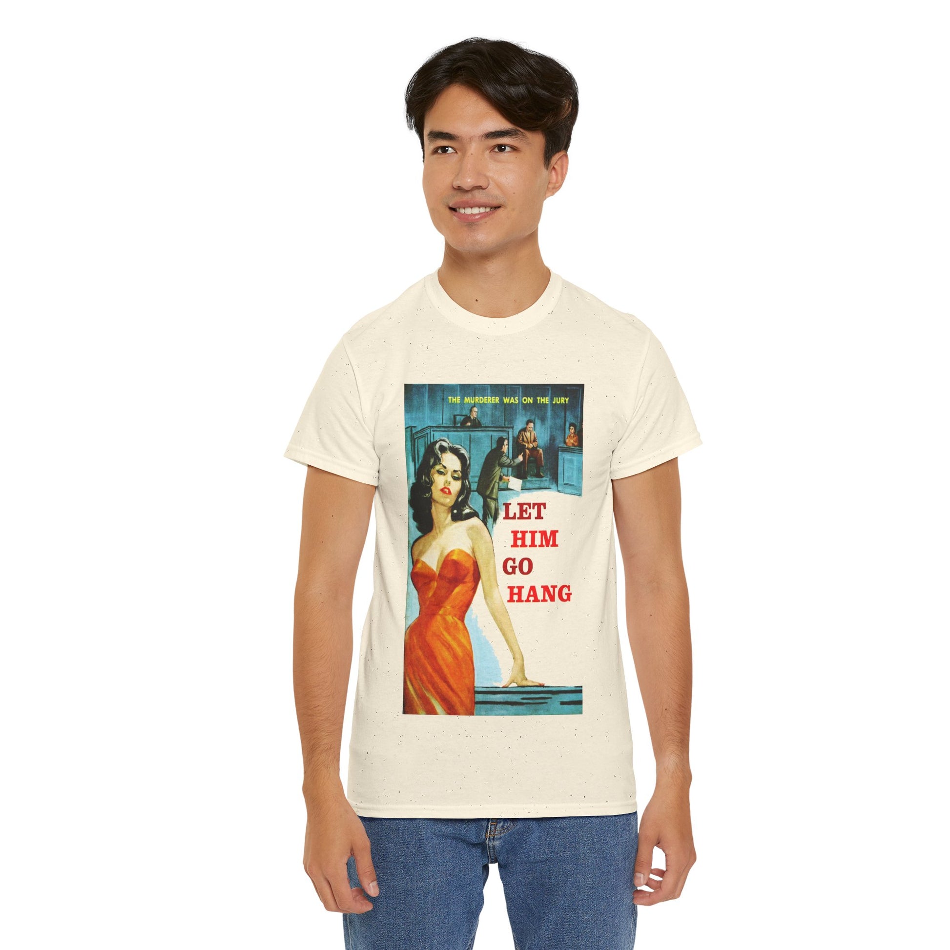 Let Him Go Hang T-shirt - Retro Au Go Go