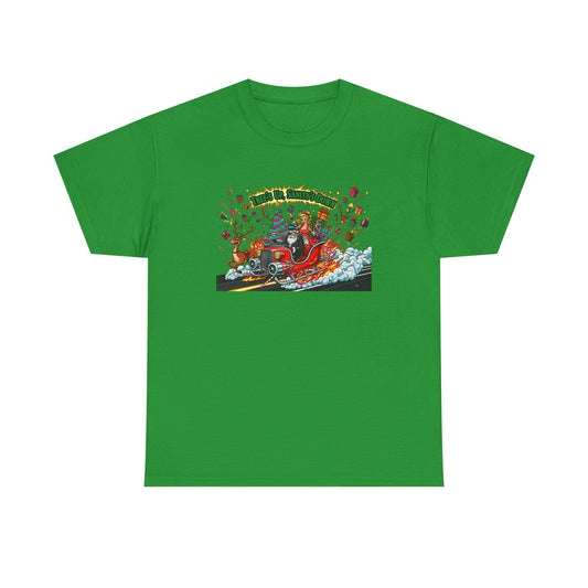 Trees Up Christmas T-shirt - Retro Au Go Go