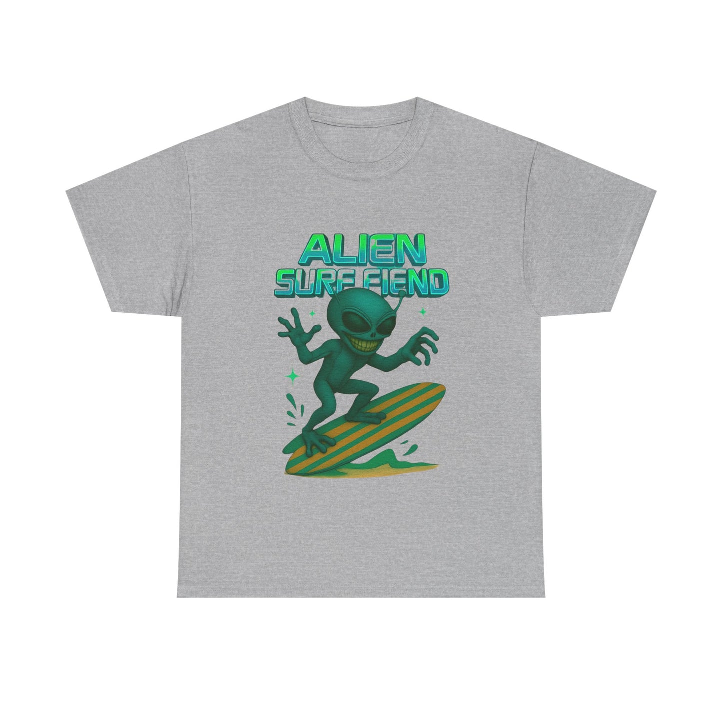 Alien Surf Fiend T-shirt - Retro Au Go Go