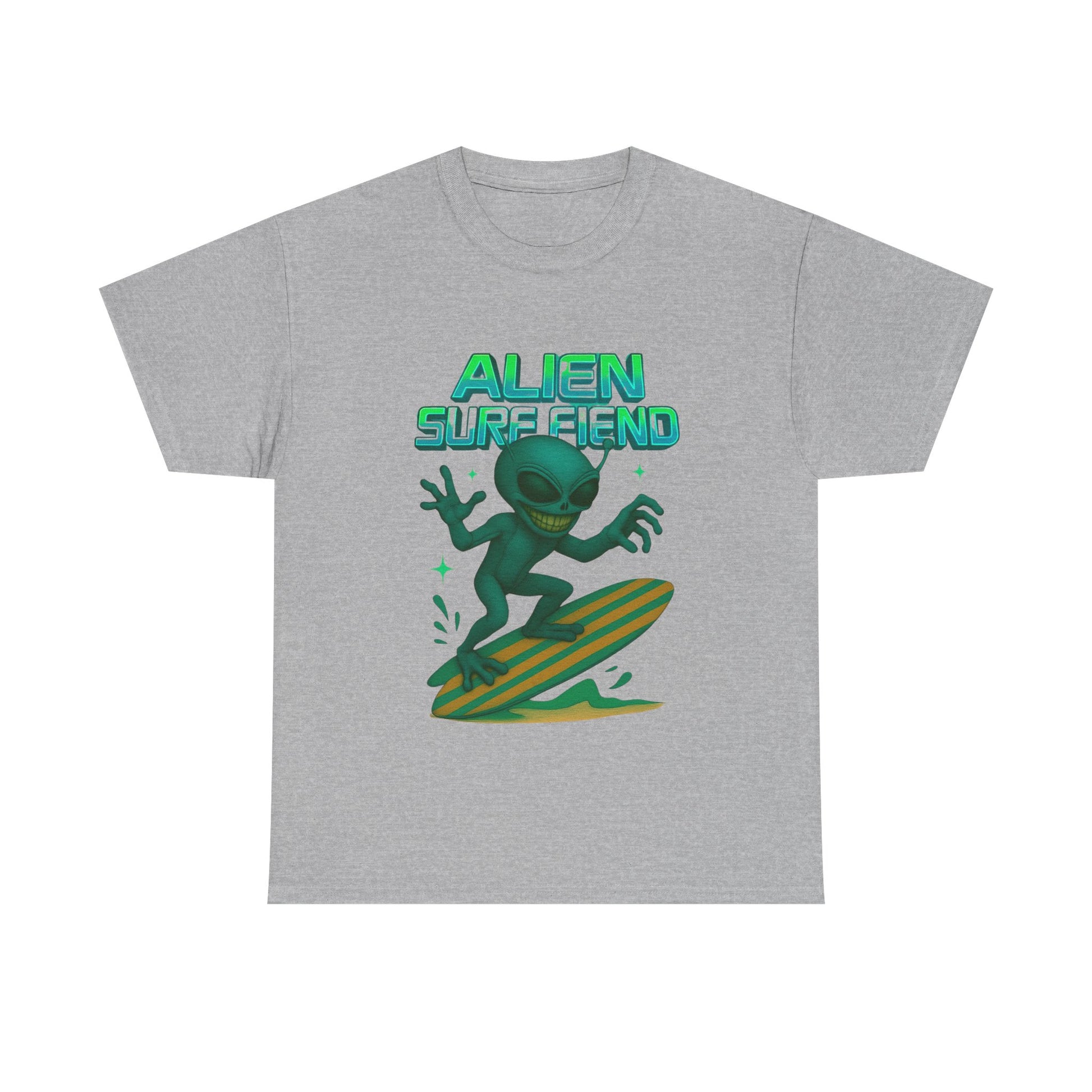 Alien Surf Fiend T-shirt - Retro Au Go Go