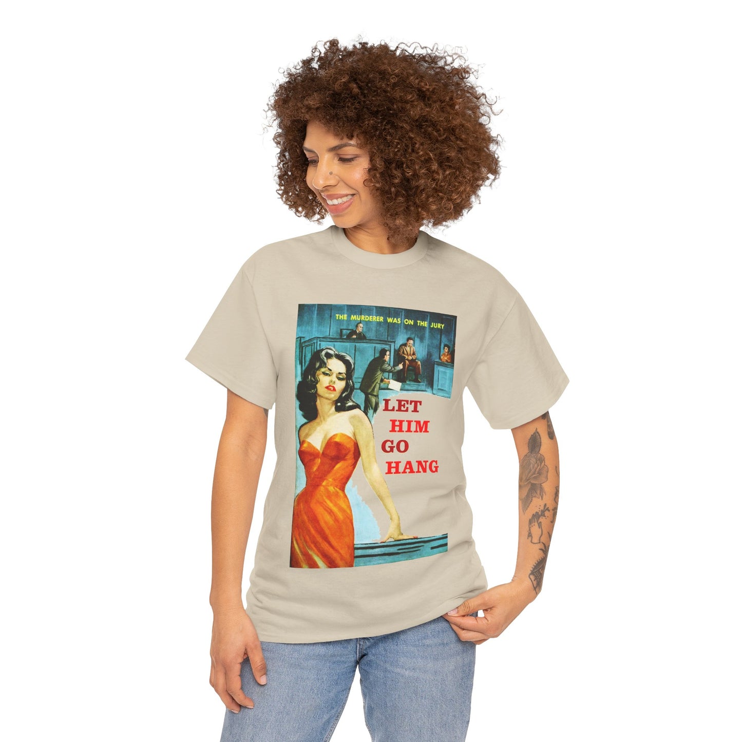 Let Him Go Hang T-shirt - Retro Au Go Go
