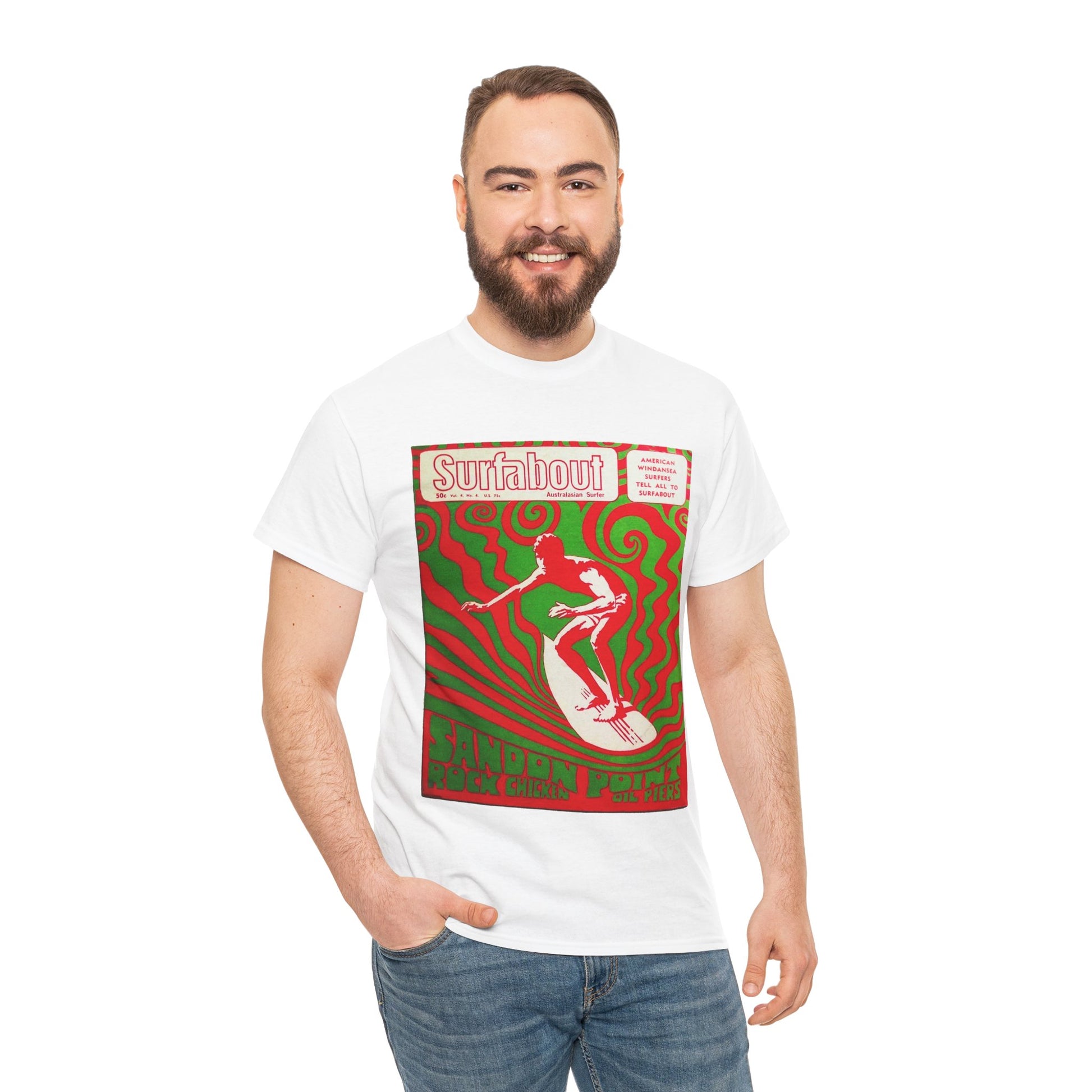Surfabout Magazine T-shirt - Retro Au Go Go