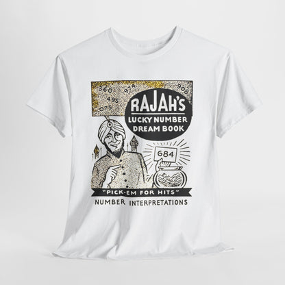 Rajah’s Lucky Number Dream Book T-Shirt - Retro Au Go Go