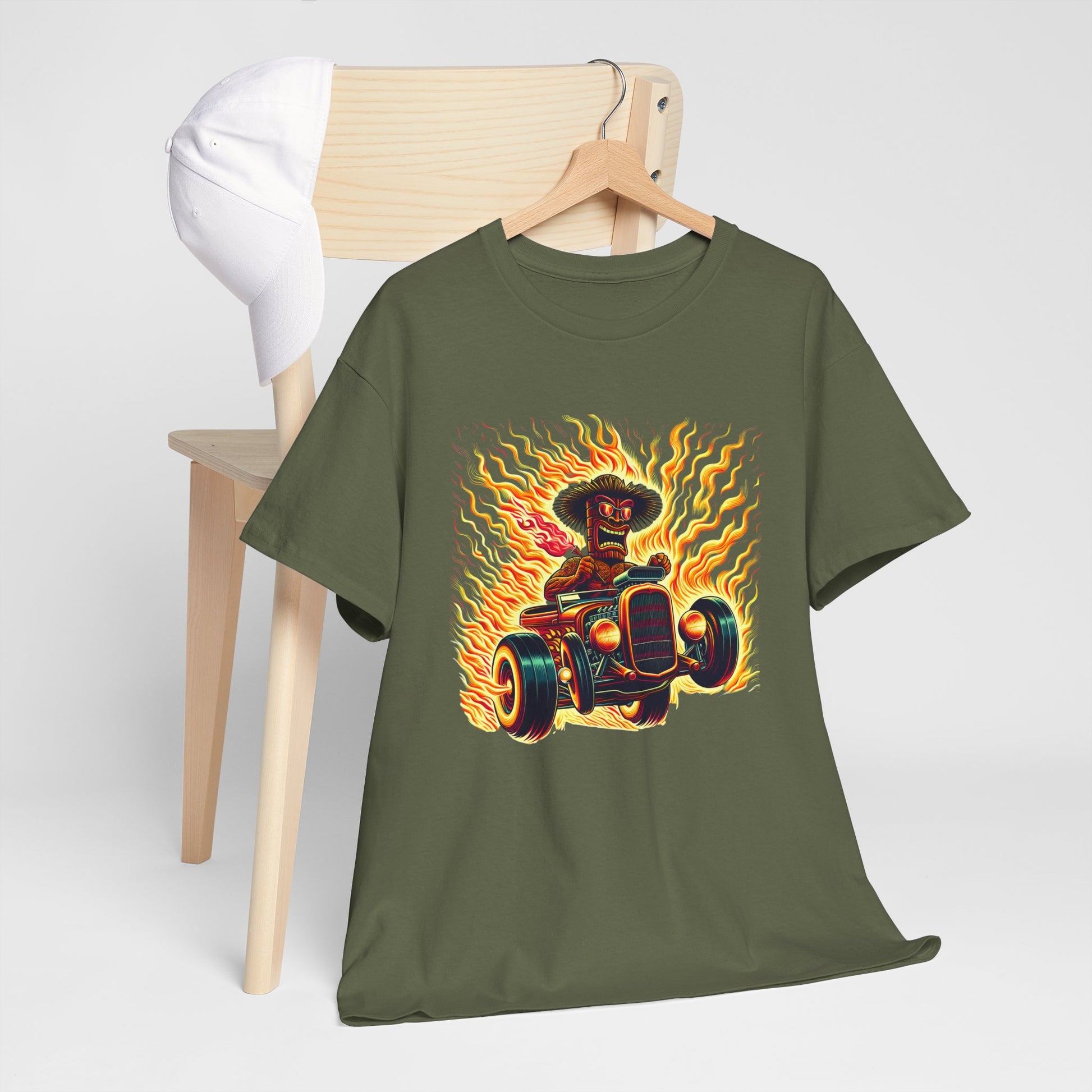 Tiki Hotrodder T-shirt - Retro Au Go Go