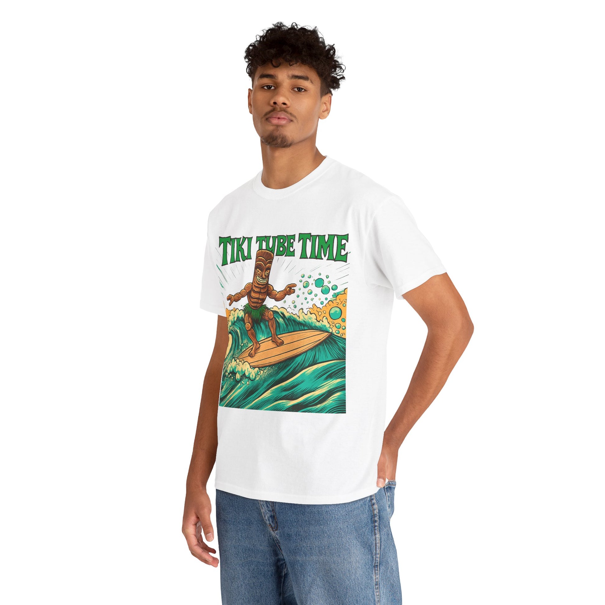 Tiki Tube Time T-shirt - Retro Au Go Go