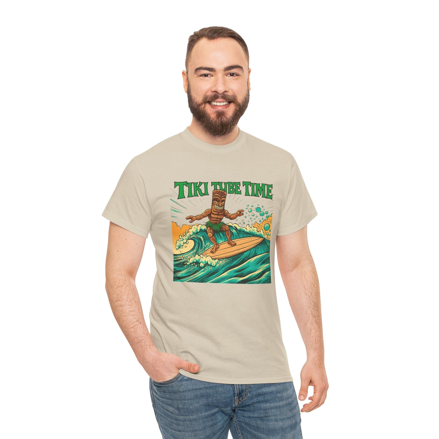 Tiki Tube Time T-shirt - Retro Au Go Go