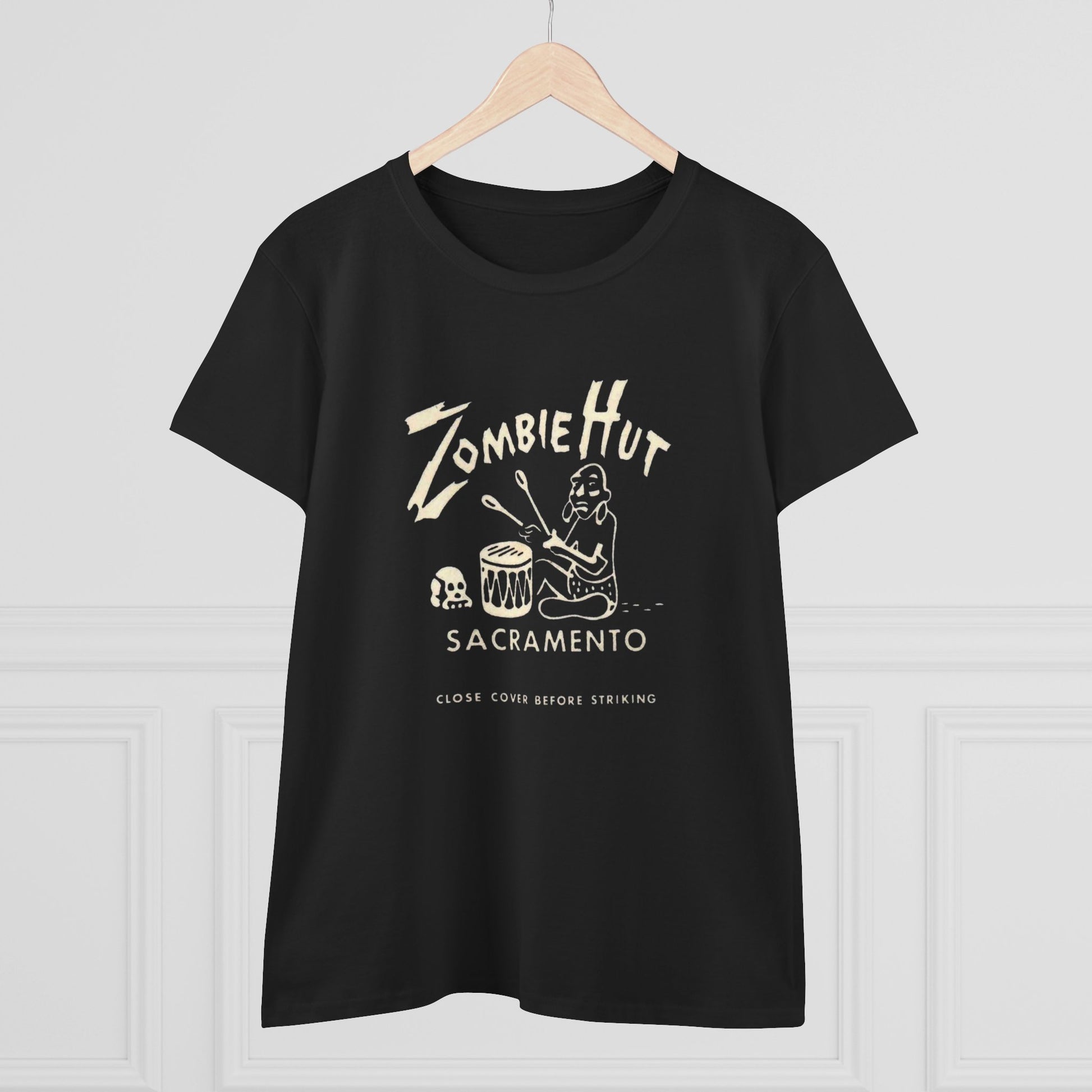 Zombie Hut Womens T-shirt - Retro Au Go Go