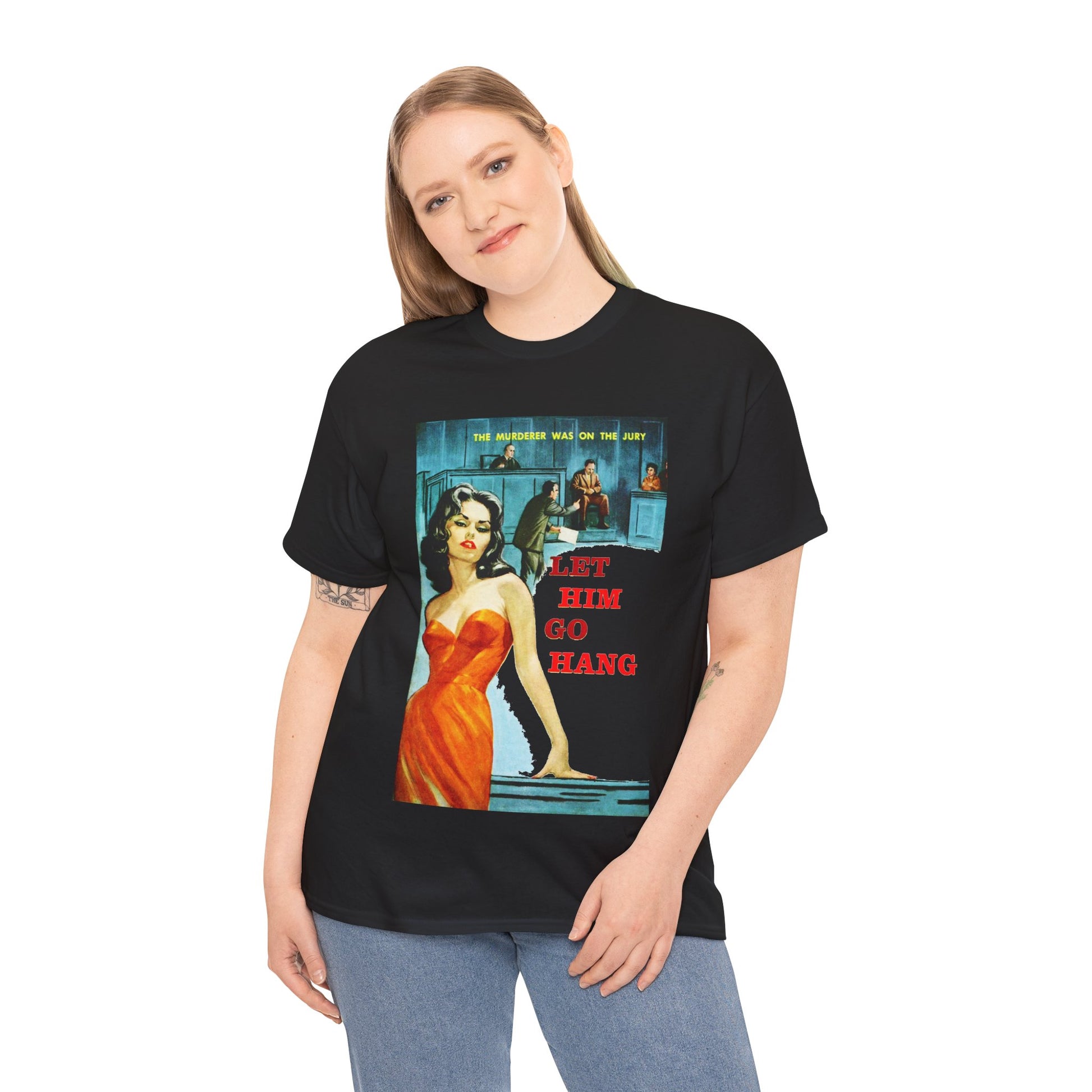 Let Him Go Hang T-shirt - Retro Au Go Go