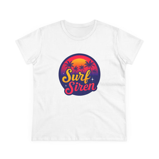 Surf Siren Womens T-shirt - Retro Au Go Go