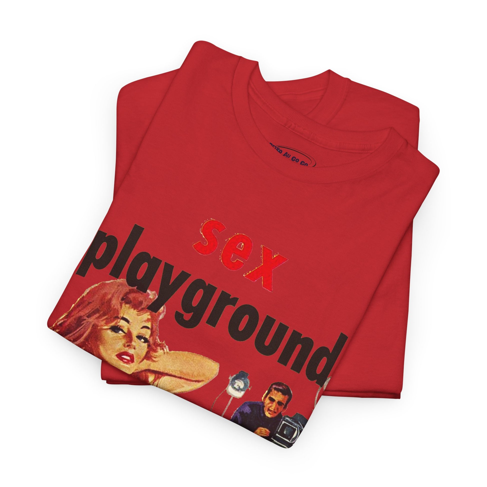 Sex Playground T-shirt - Retro Au Go Go