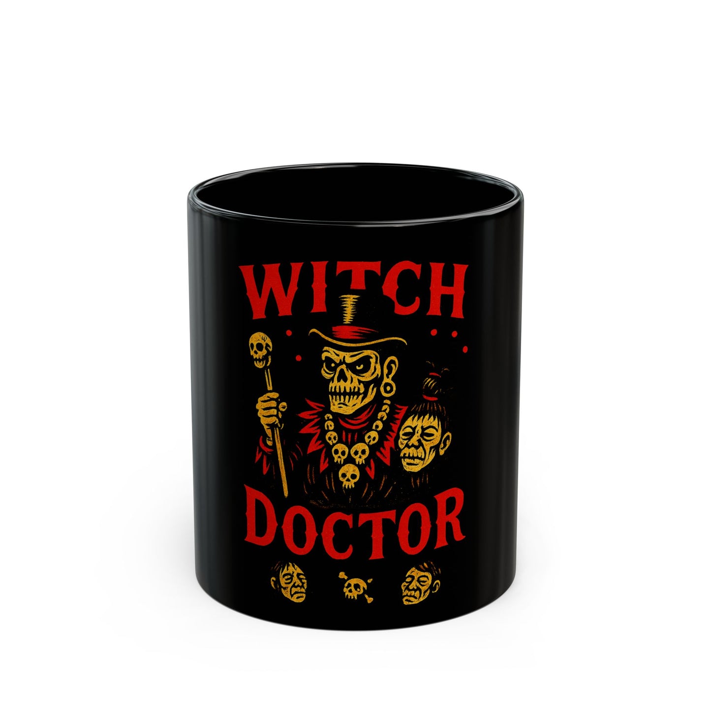 Witch Doctor Coffee Tea Mug - Retro Au Go Go
