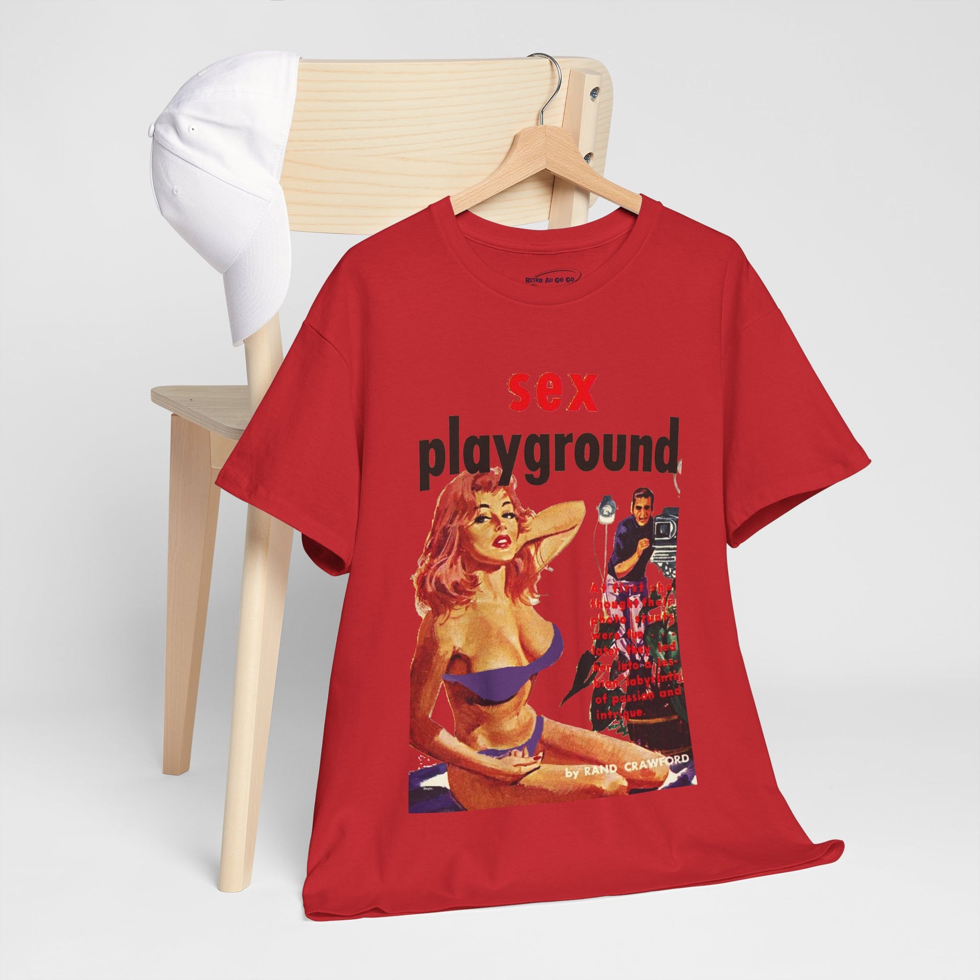 Sex Playground T-shirt - Retro Au Go Go