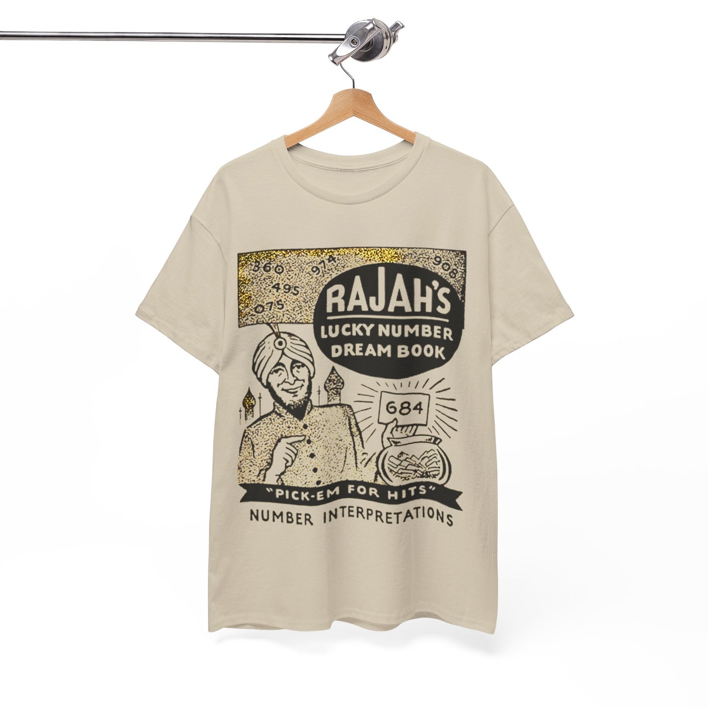 Rajah’s Lucky Number Dream Book T-Shirt - Retro Au Go Go