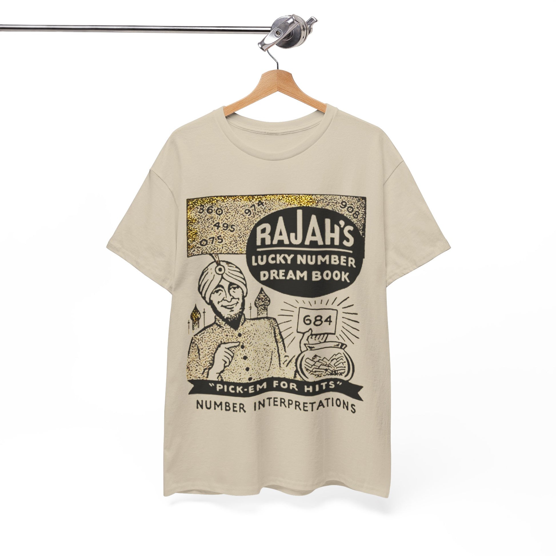 Rajah’s Lucky Number Dream Book T-Shirt - Retro Au Go Go