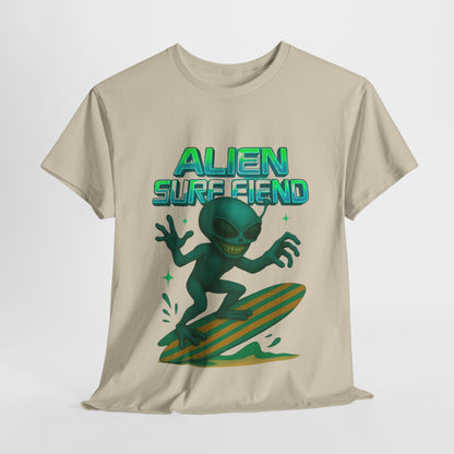 Alien Surf Fiend T-shirt - Retro Au Go Go